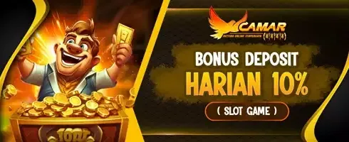 Bonus Deposit Harian Melimpah promotional banner